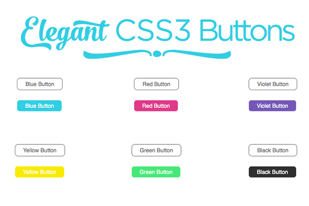 Elegant CSS3 Buttons