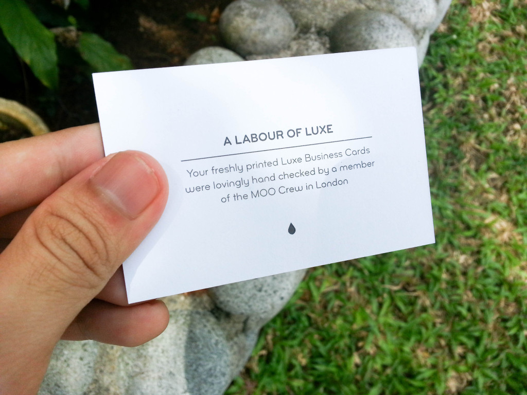Moo Luxe Business Cards
